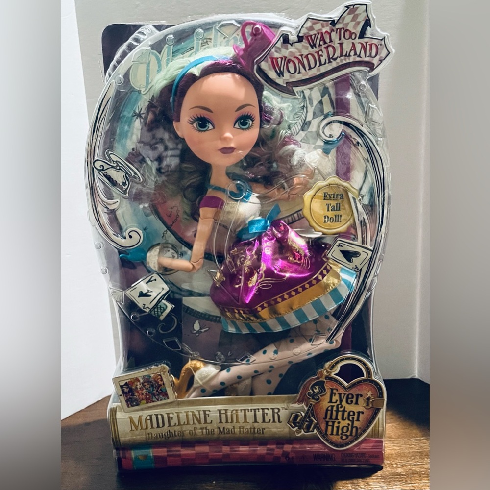 Mattel Discontinued Ever After High Doll Madeline by Madeline Hatter 17 in High - Picture 5 of 13
